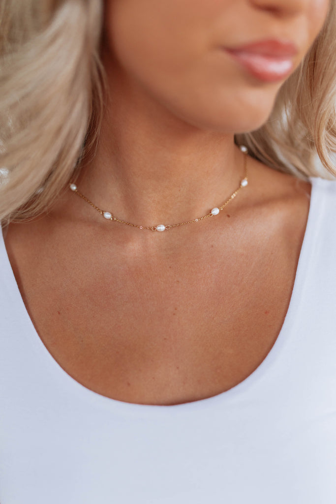 Evanna Pearl Necklace