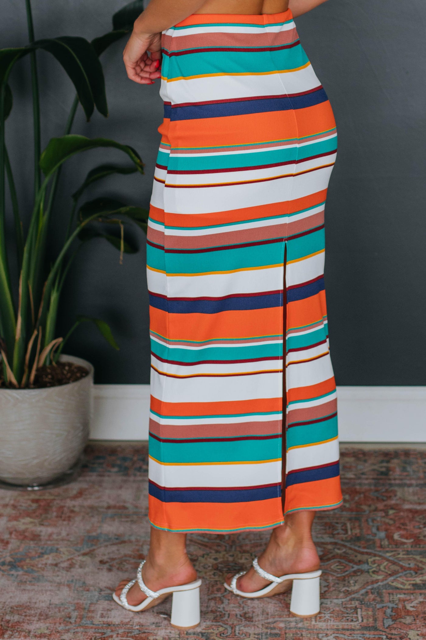 Evie Striped Skirt