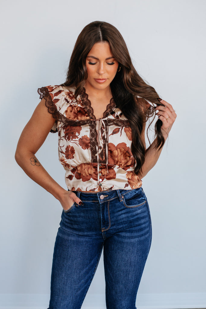 Sarina Satin Top