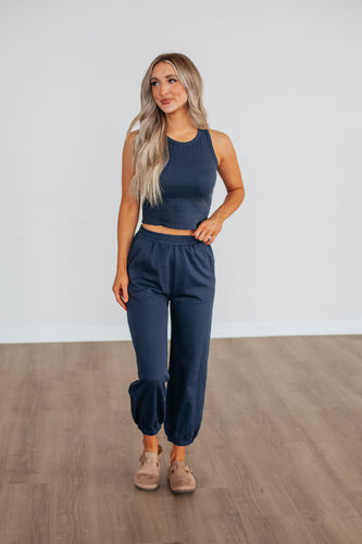 Dax Two-Piece Lounge Set - Navy