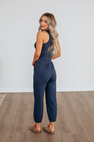 Dax Two-Piece Lounge Set - Navy