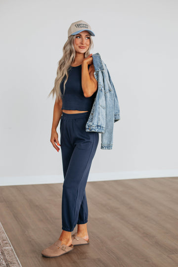 Dax Two-Piece Lounge Set - Navy