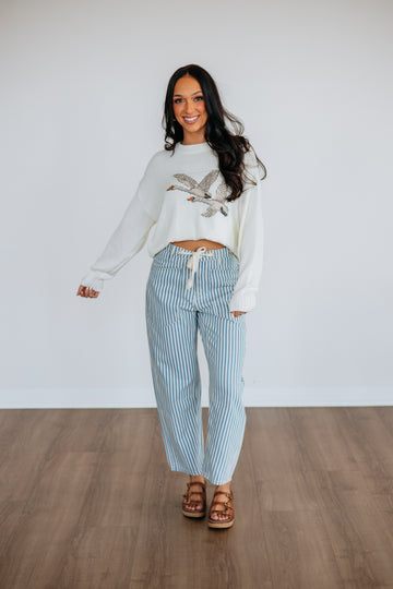 Linden Striped Pants