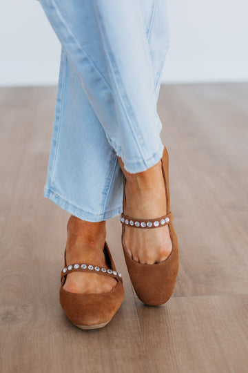 Setting Things Straight Ballet Flats - Mocha
