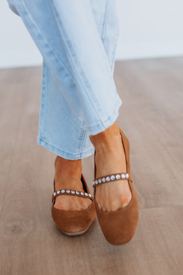 Setting Things Straight Ballet Flats - Mocha