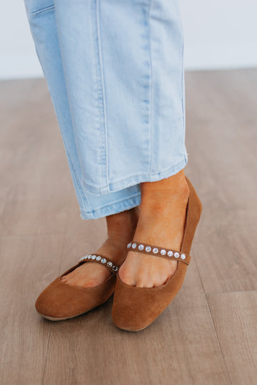 Setting Things Straight Ballet Flats - Mocha