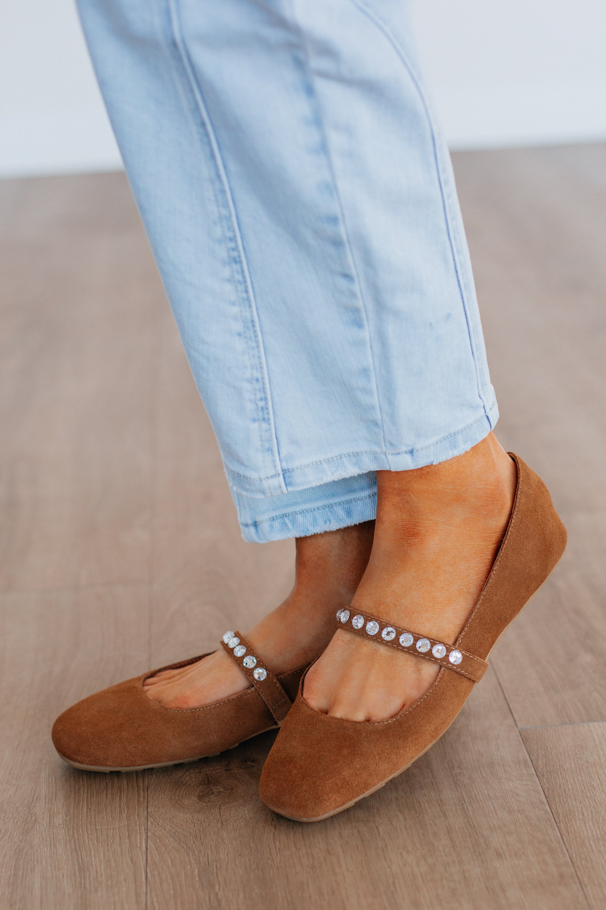 Setting Things Straight Ballet Flats - Mocha