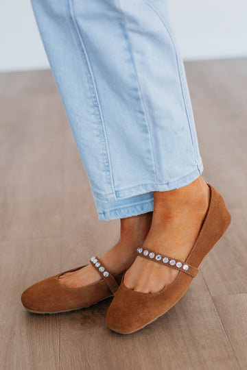 Setting Things Straight Ballet Flats - Mocha
