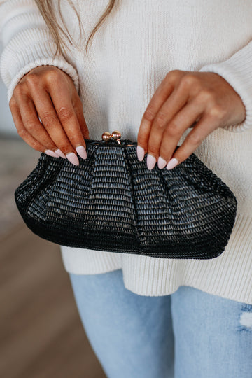 Fayette Clutch Bag - Black