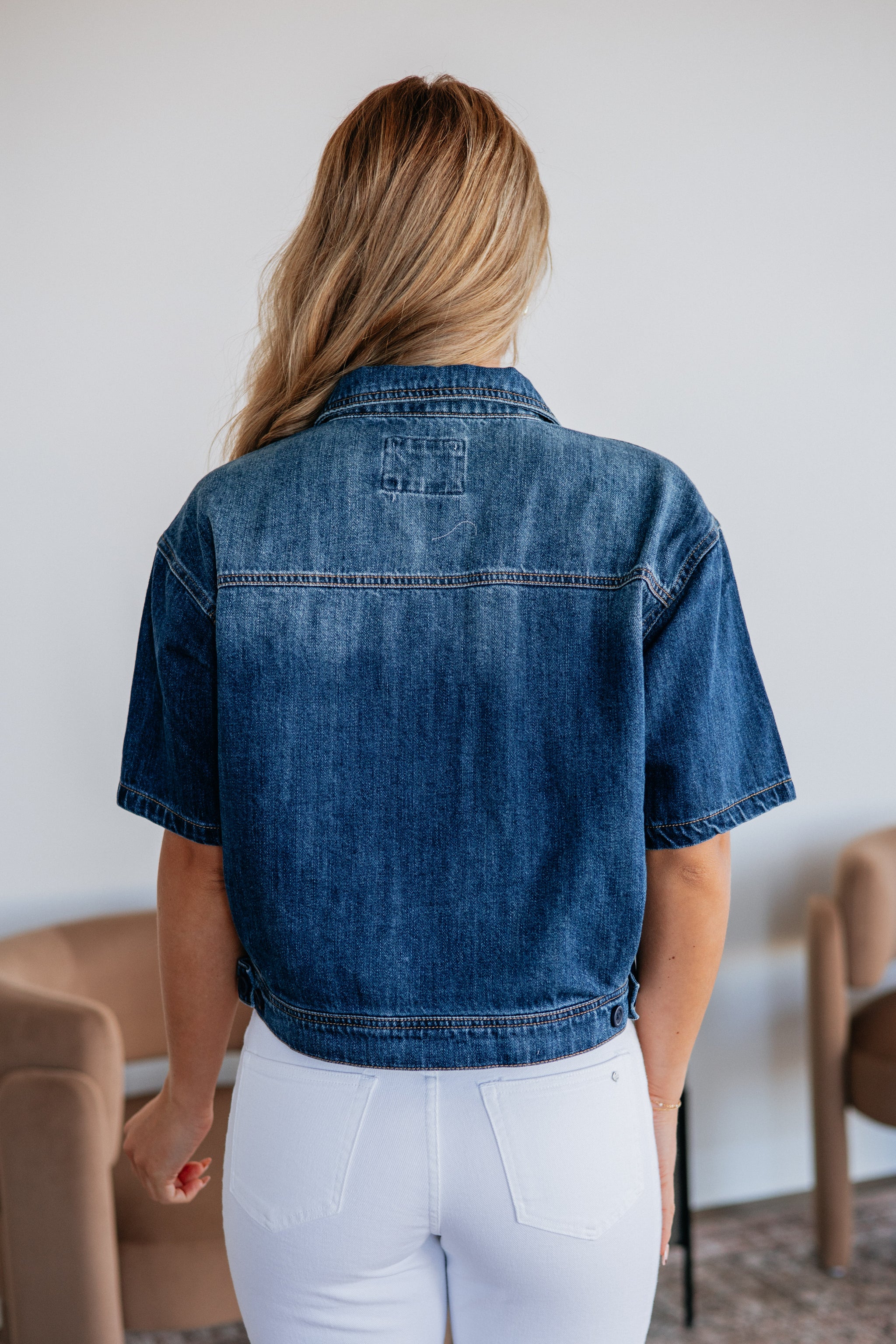 Audley Risen Denim Top