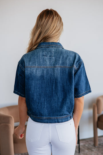 Audley Risen Denim Top