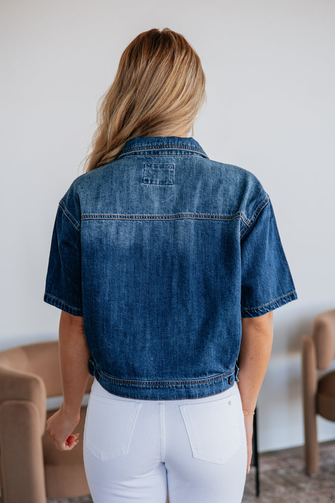 Audley Risen Denim Top