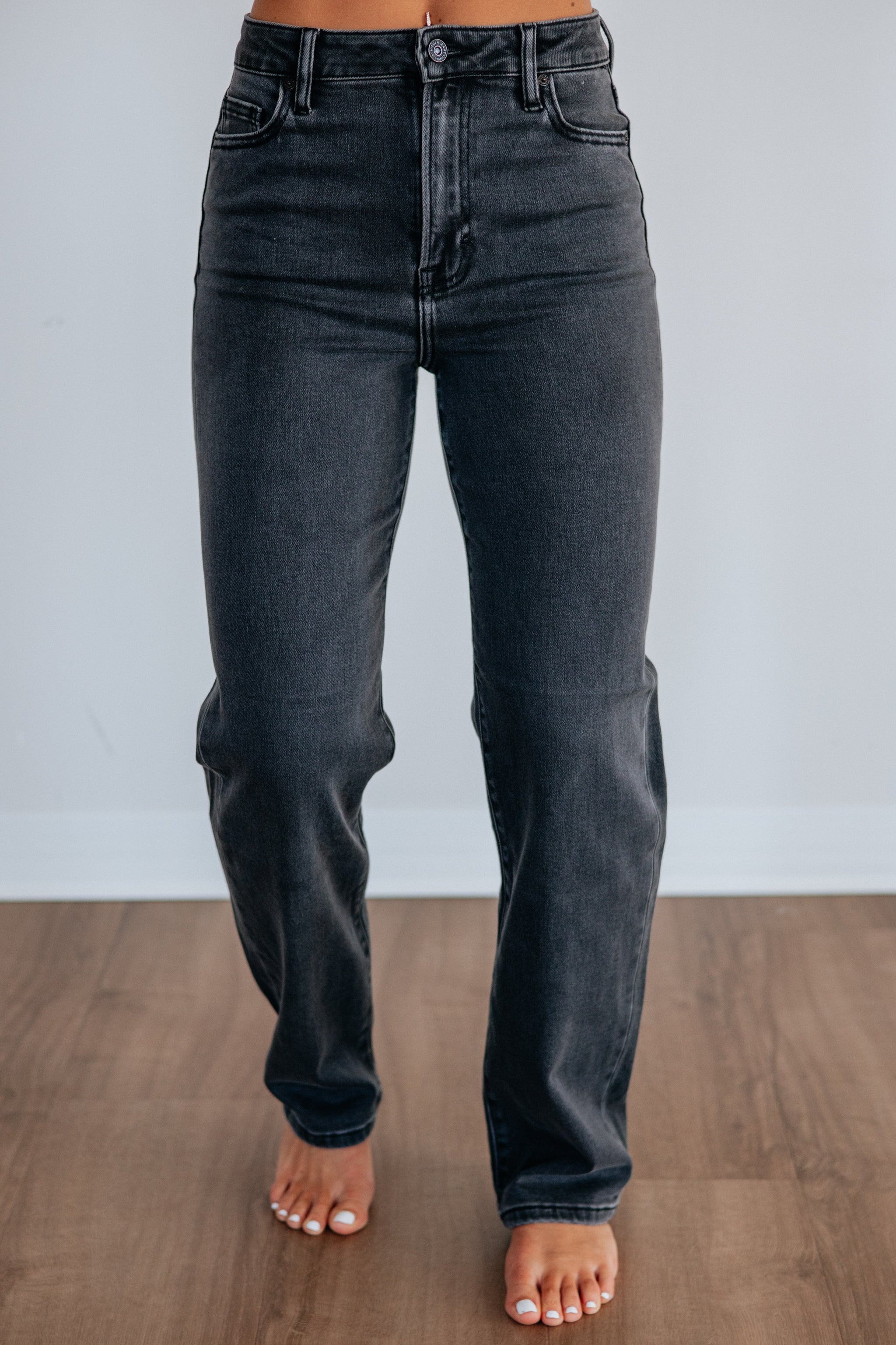 Ella Hidden Jeans - Vintage Black
