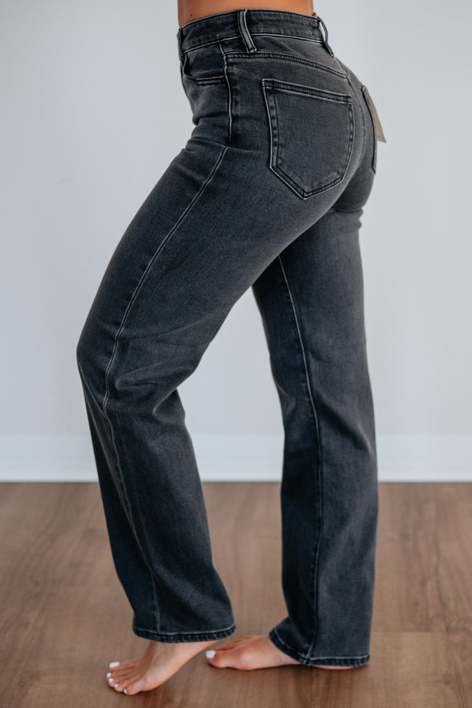 Ella Hidden Jeans - Vintage Black