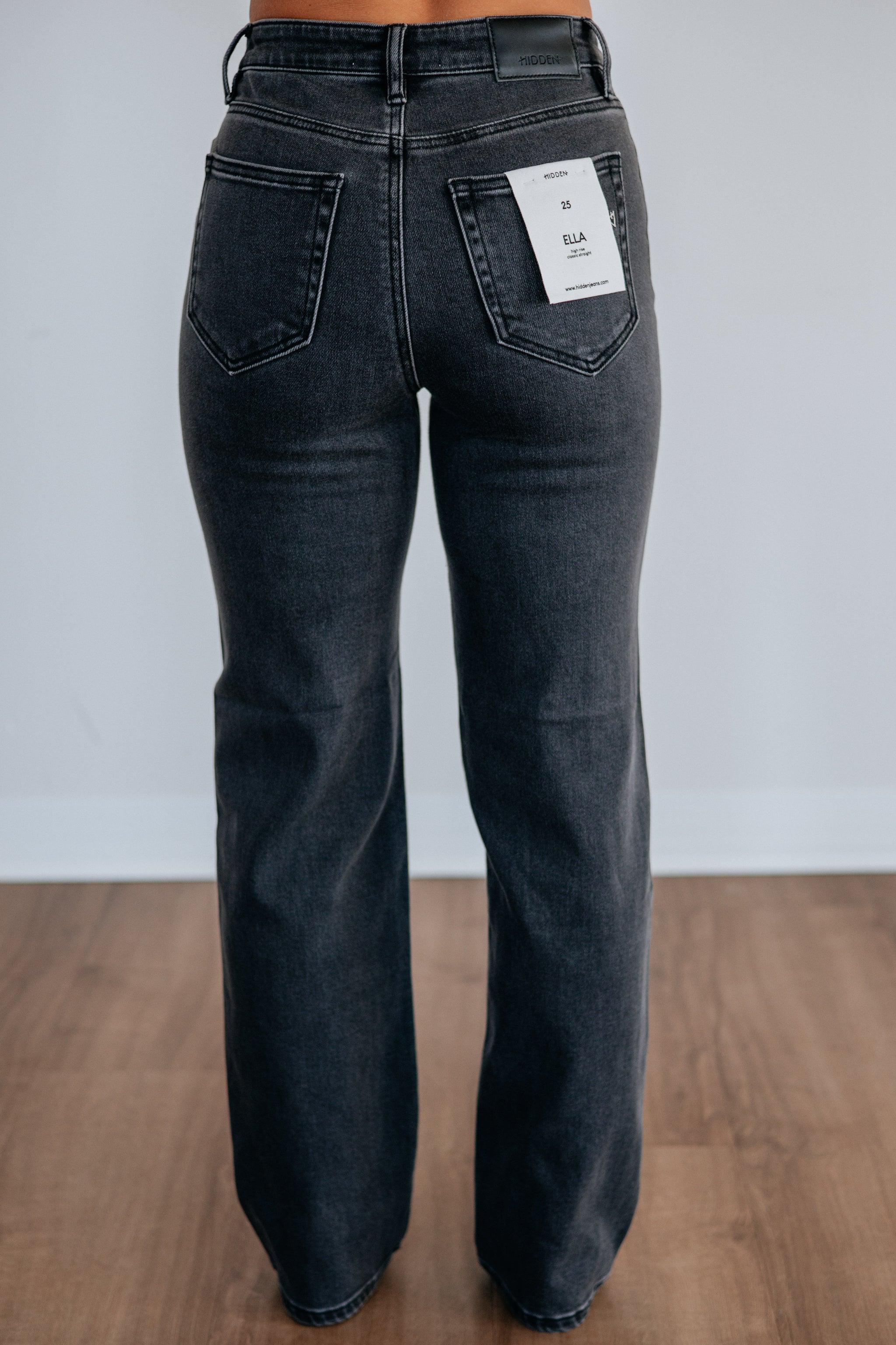 Ella Hidden Jeans - Vintage Black