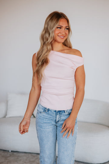 Let It Be Known Top - Baby Pink