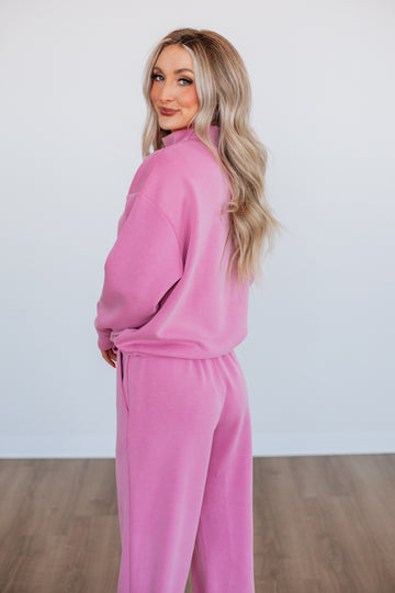 Teleri Lounge Top - Bubblegum