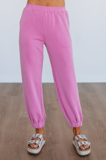 Teleri Lounge Joggers - Bubblegum
