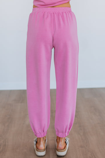 Teleri Lounge Joggers - Bubblegum