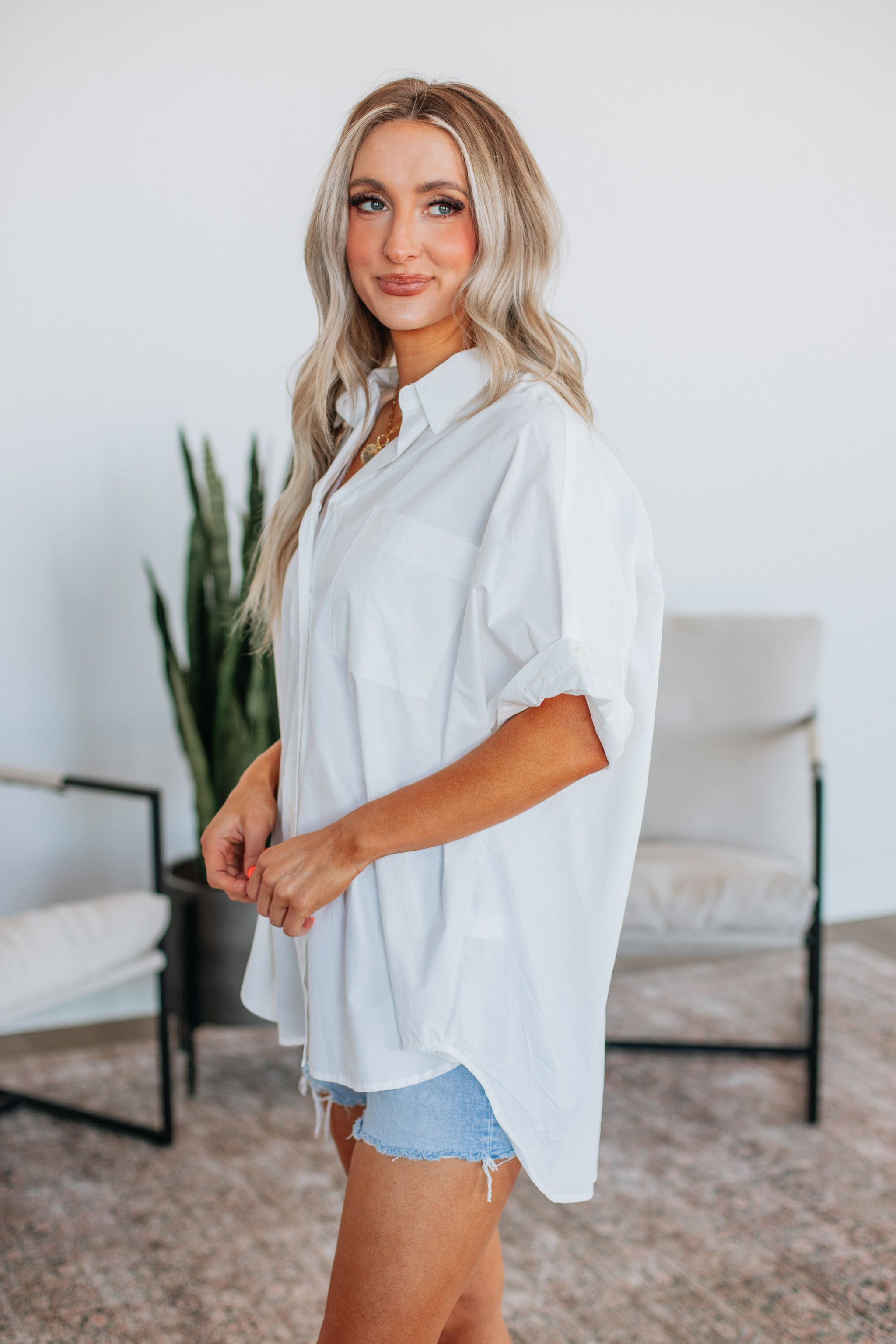 Monique Oversized Button Down