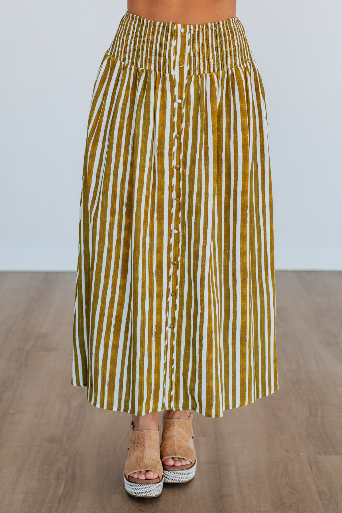 Zoya Striped Skirt Lemongrass Mix