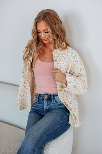 Ainara Floral Shacket