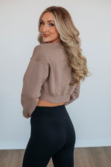 Noa Lounge Crewneck - Light Mocha
