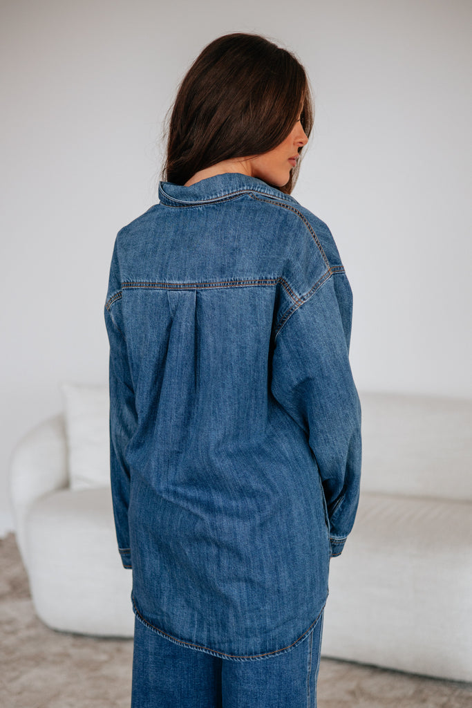 Renea Risen Denim Shacket