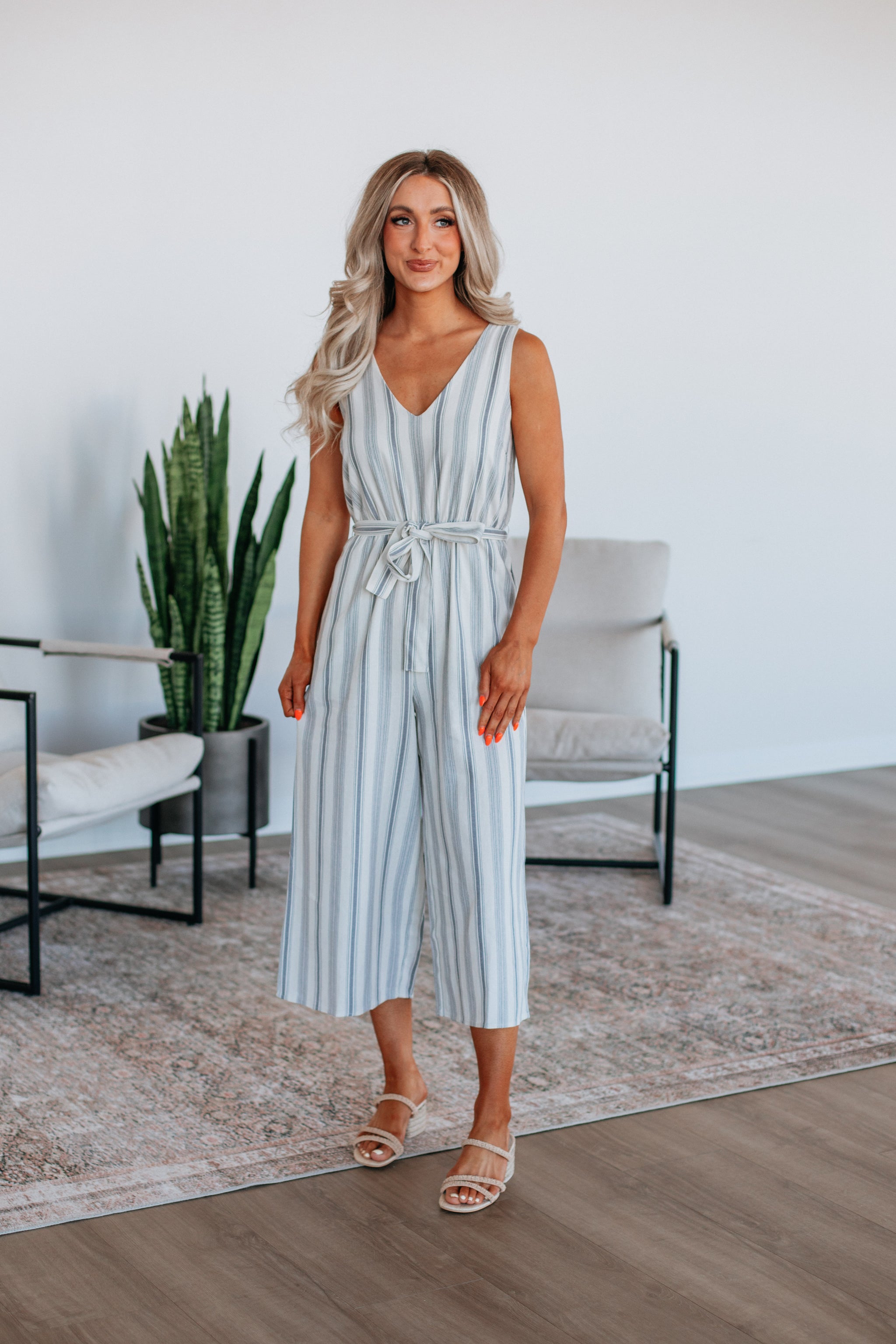 Miriam Striped Jumpsuit