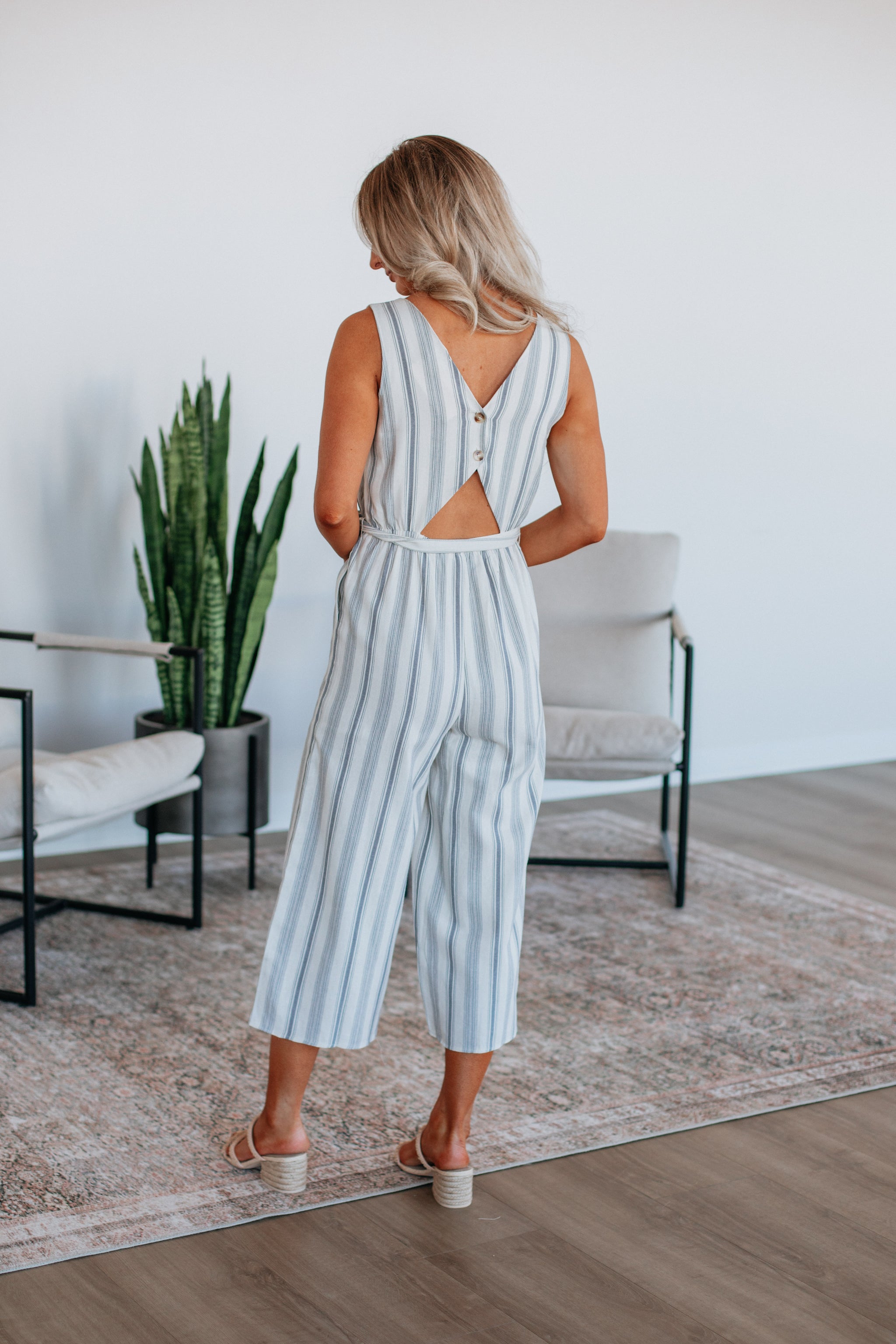 Miriam Striped Jumpsuit
