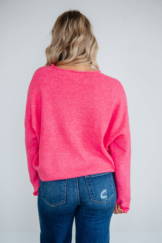 Brooke Cardigan - Punch Pink