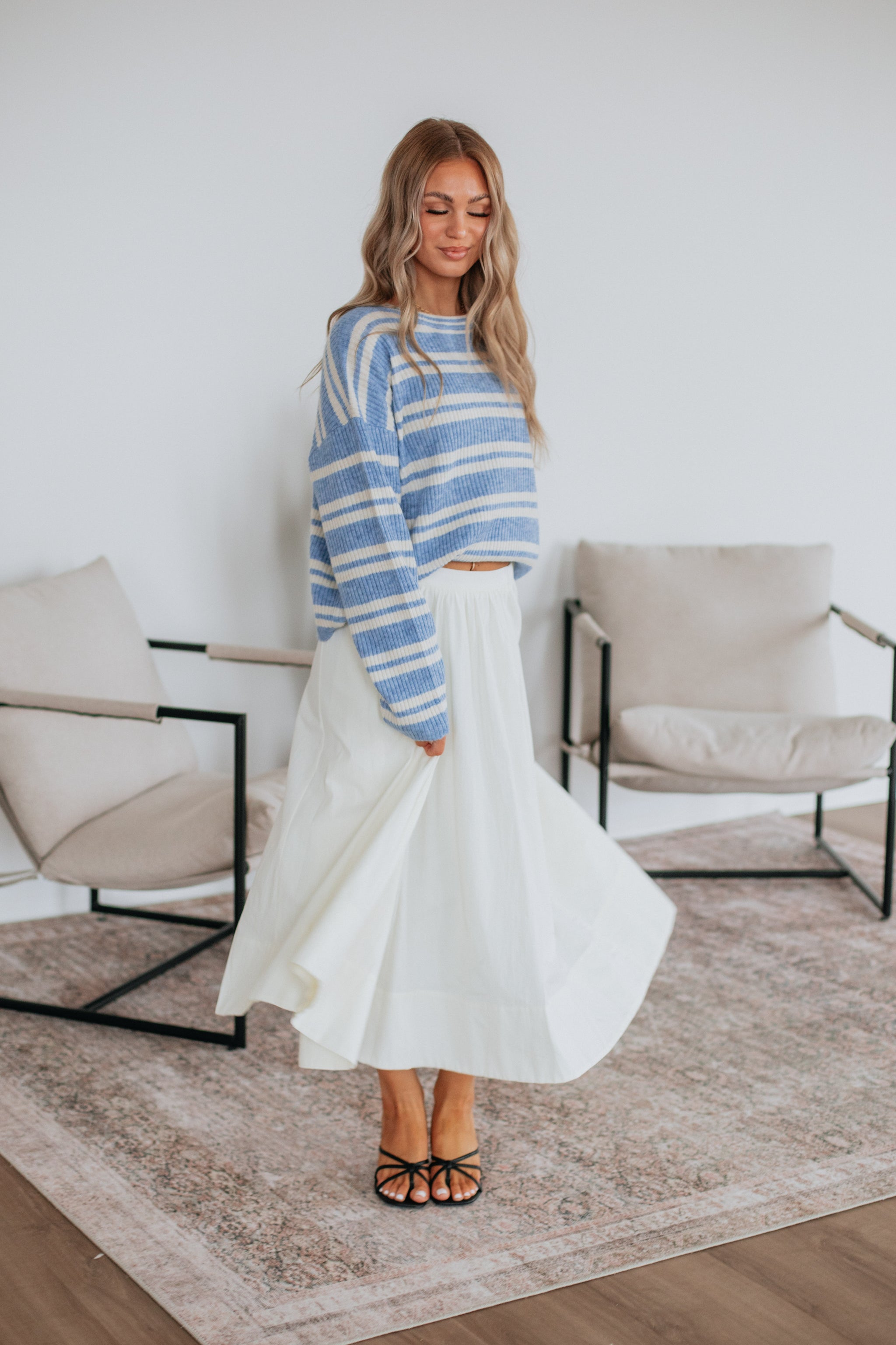 Theodora Midi Skirt – Wild Oak Boutique