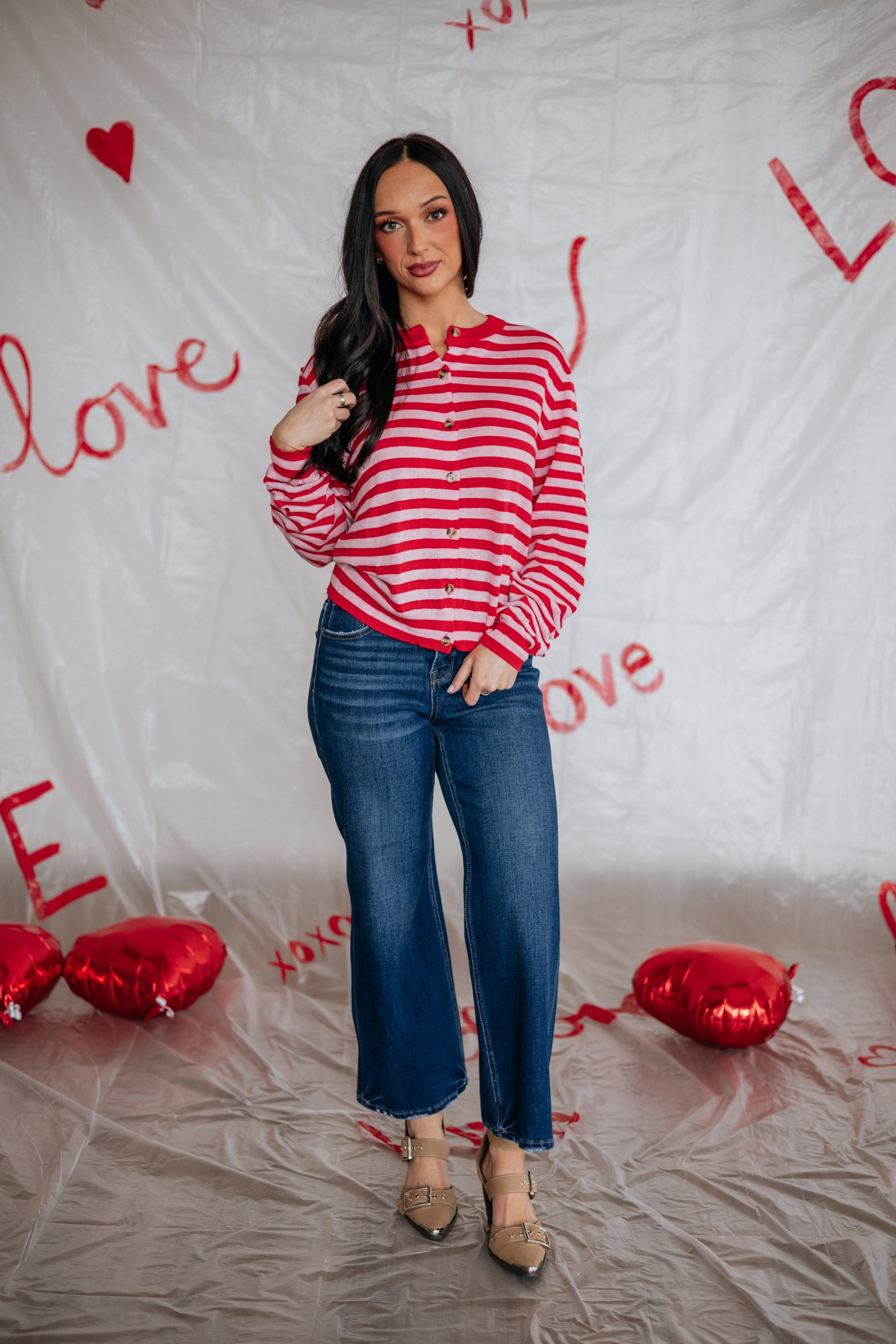 Ellen Striped Cardigan