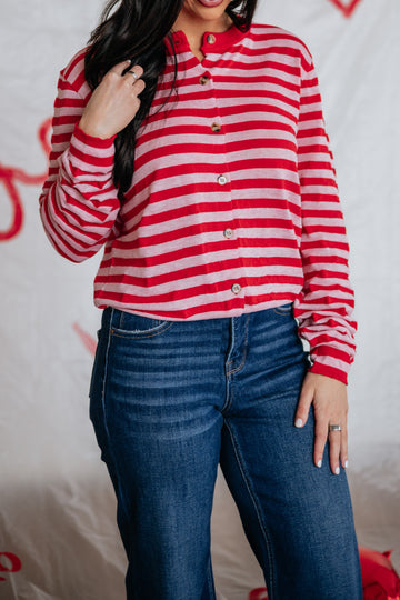Ellen Striped Cardigan