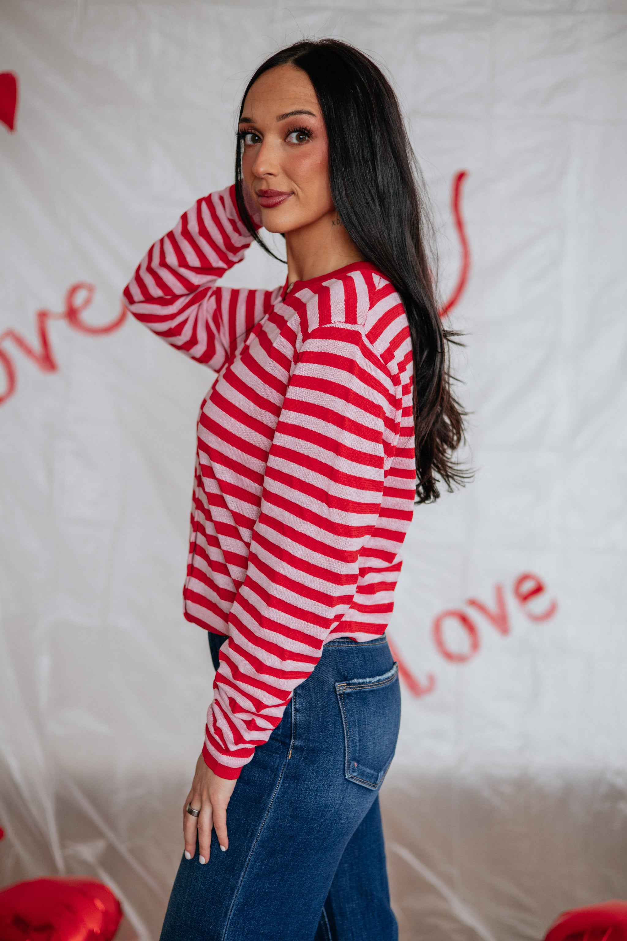 Ellen Striped Cardigan