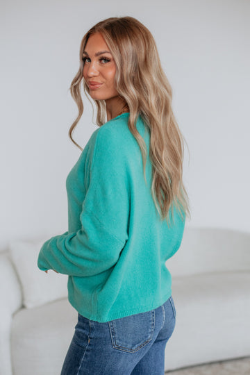 Brooke Cardigan - Turquoise