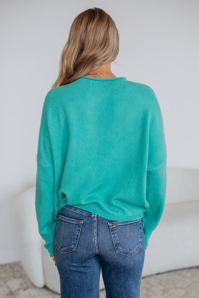 Brooke Cardigan - Turquoise