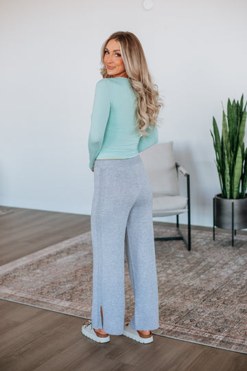 Bodhi Knit Pants - Heather Grey