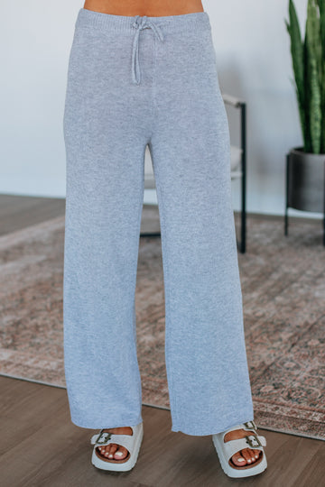 Bodhi Knit Pants - Heather Grey