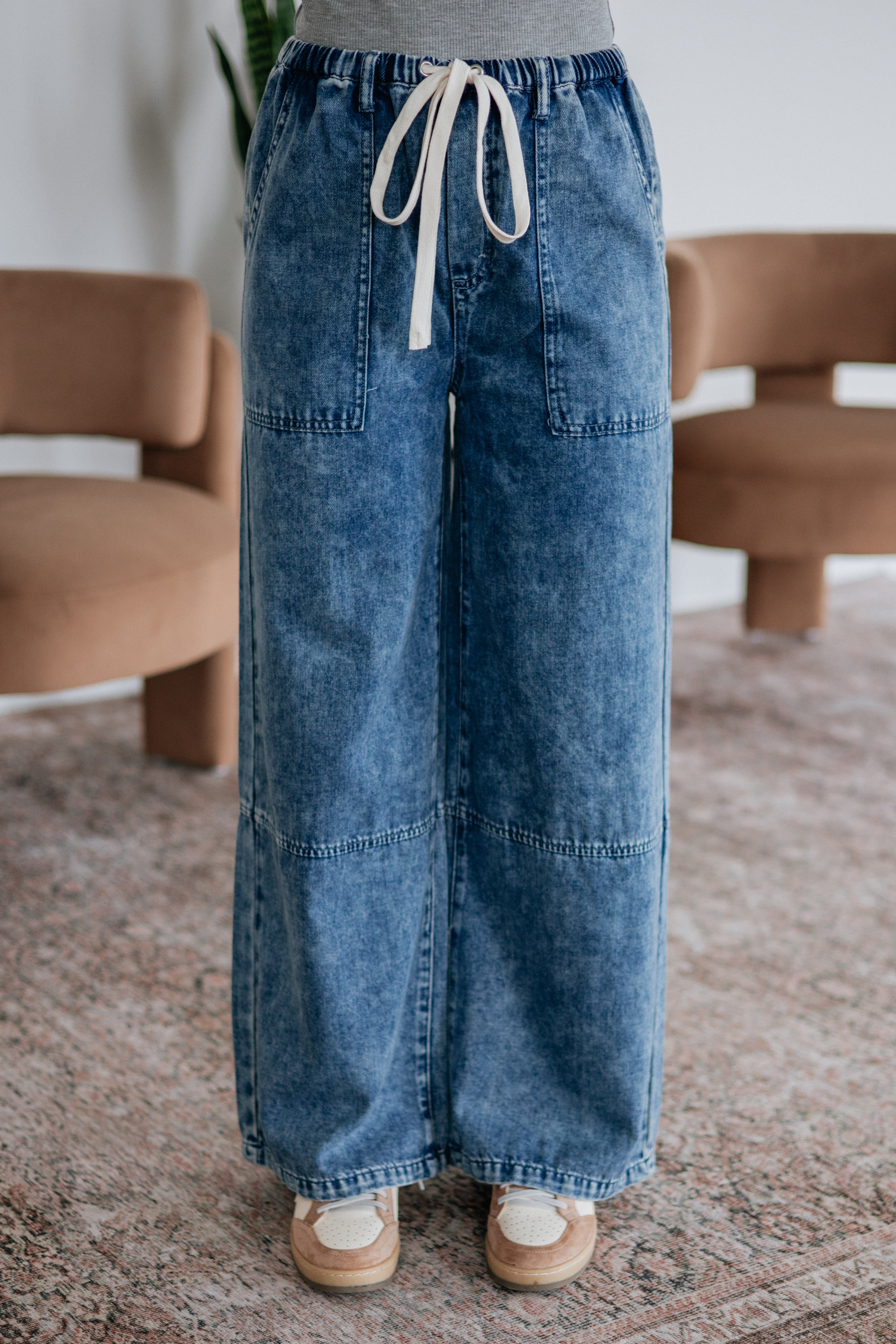 パンツ TWC DENIM PANTS LOT147 31 Twila Wide Leg Pants - Medium Wash – Wild Oak Boutique