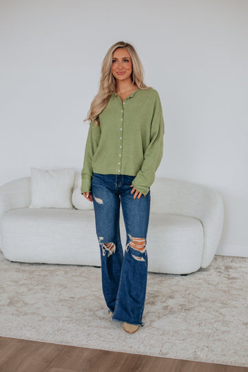 Brooke Cardigan - Matcha