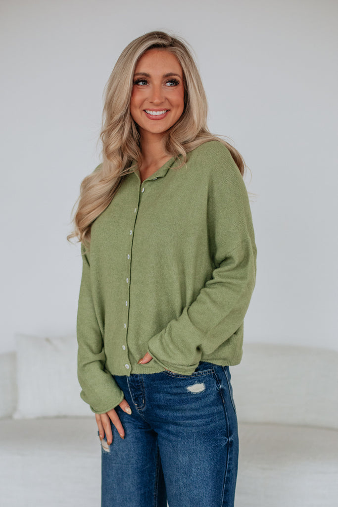 Brooke Cardigan - Matcha