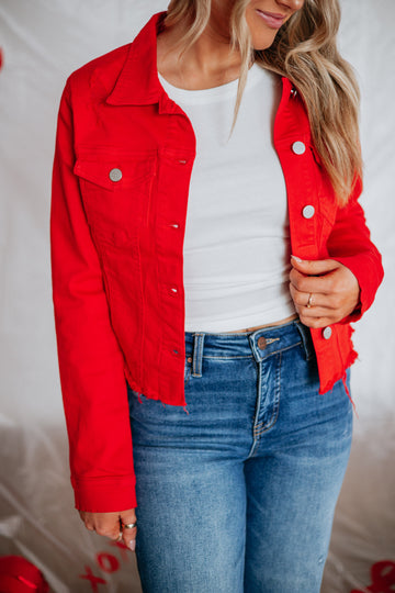 Gemma Risen Denim Jacket - Fiesta