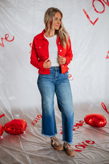 Gemma Risen Denim Jacket - Fiesta