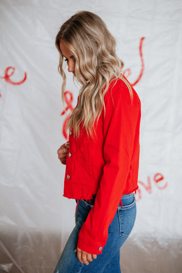 Gemma Risen Denim Jacket - Fiesta