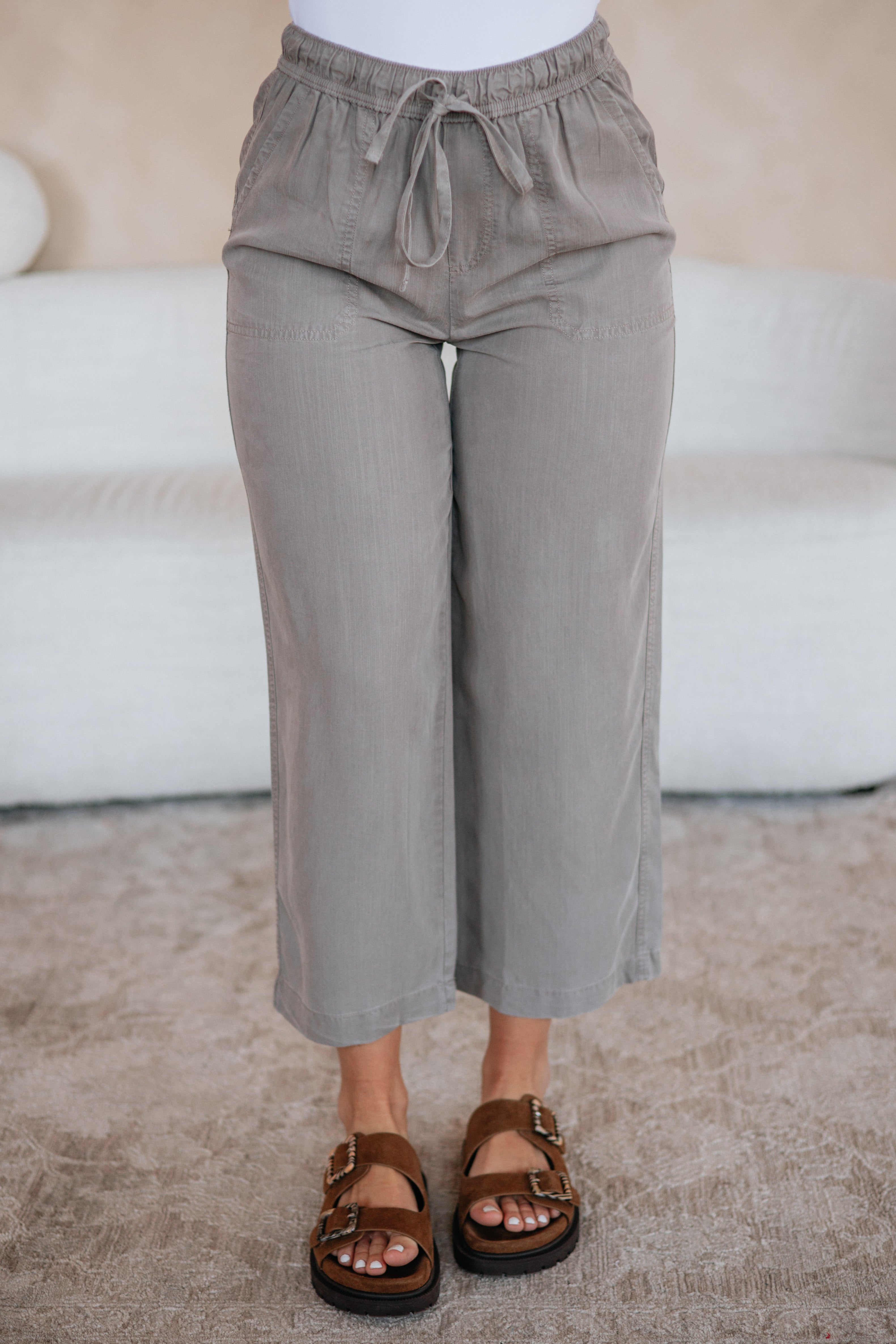 Duncan Casual Pants - Earth Grey