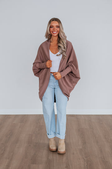 True Potential Cardigan - Deep Taupe