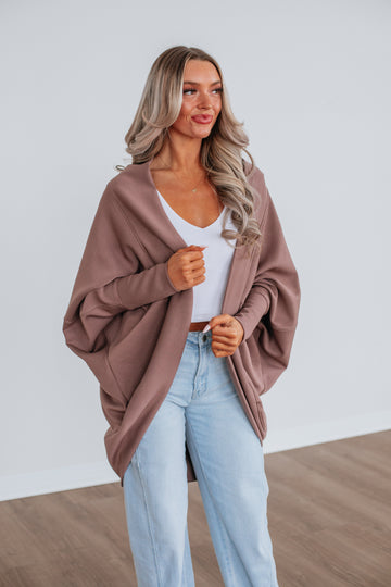 True Potential Cardigan - Deep Taupe