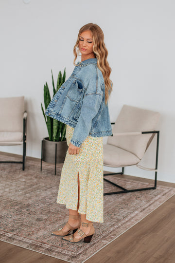 Posey Floral Skirt - Marigold Mix