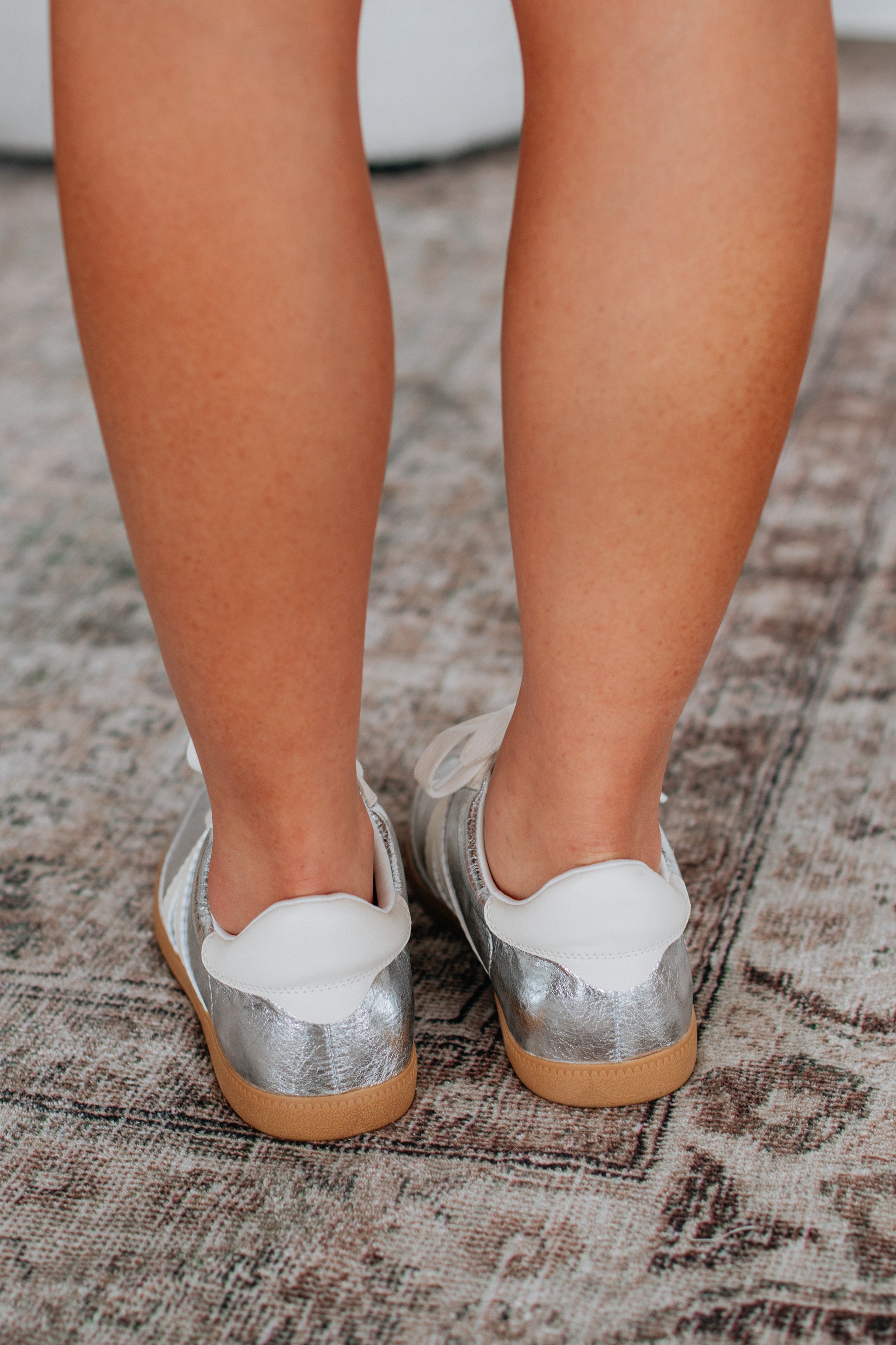 Can't Be Bothered Sneakers - Silver